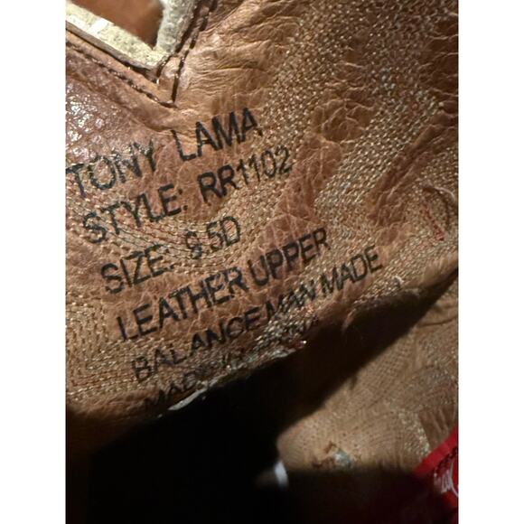 Tony Lama 3R Western Work Boots Men\'s Sz. 9.5 main image 8